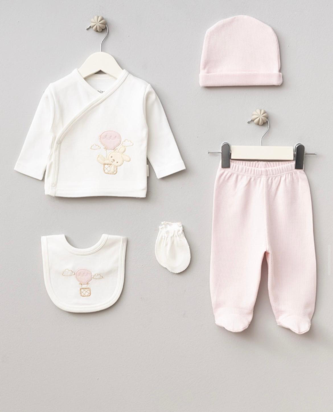 Bebitof 5 Parça Hastane Çıkış Seti&nbsp;