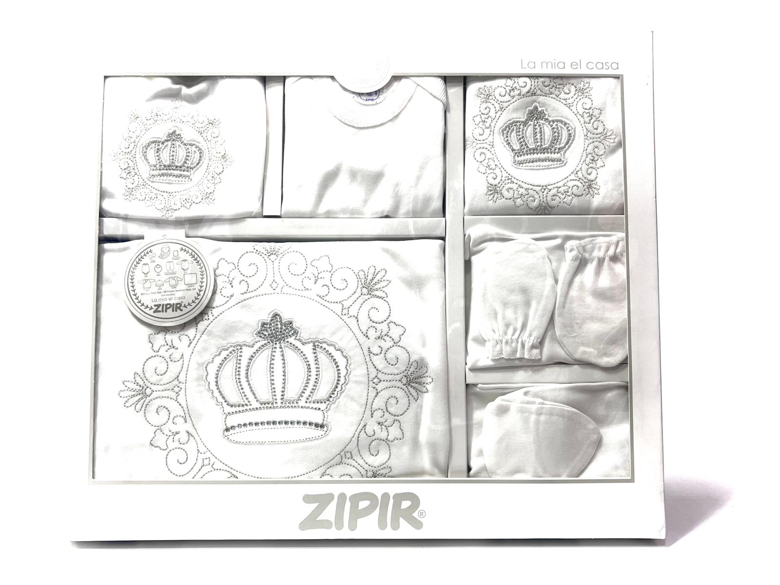 ZIPIR ERKEK HASTANE ÇIKIŞ SETİ 10 PARÇA