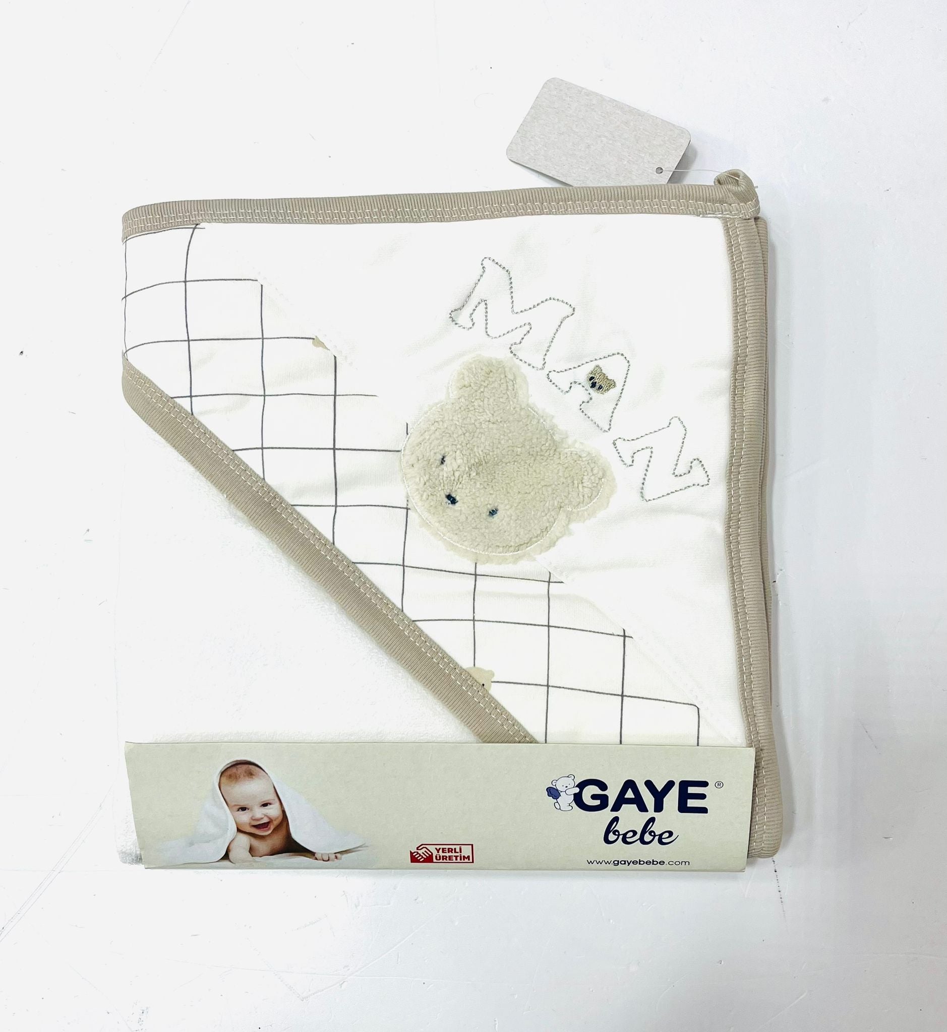 Gaye Bebe Erkek Bebek Kapüşonlu Havlu