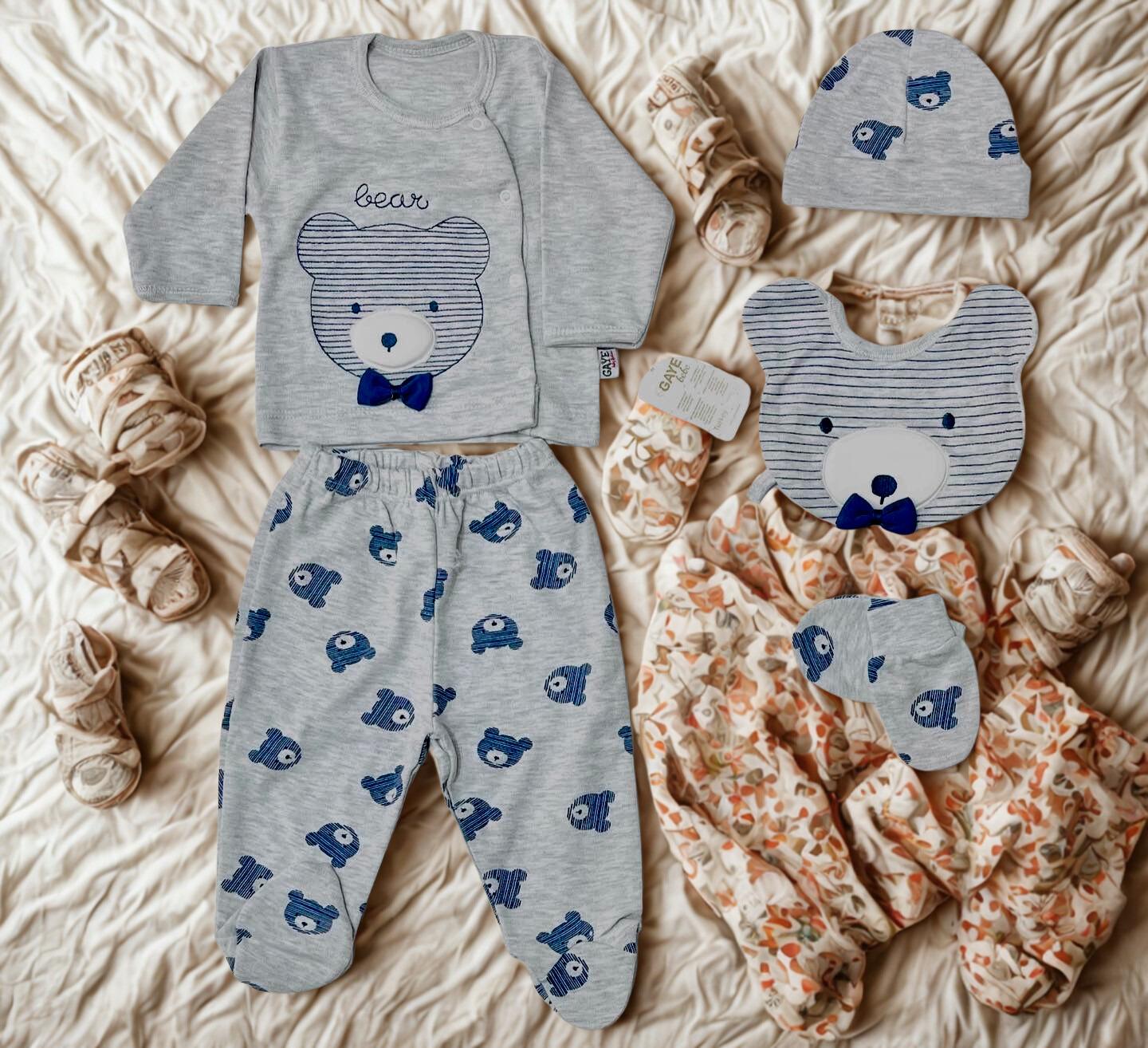 GAYE BEBE 5 Parça Hastane Çıkış Seti