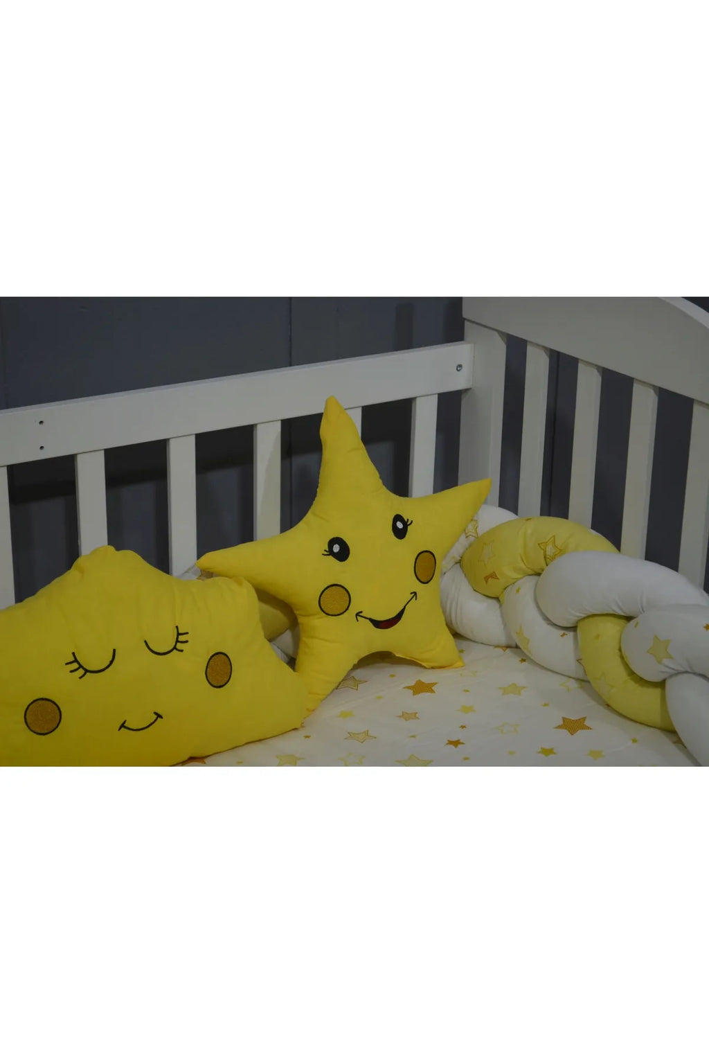 ÖYKÜ BEBE ÖRGÜ BEBEK BEŞİK UYKU SETİ 60X120 7 PARÇA