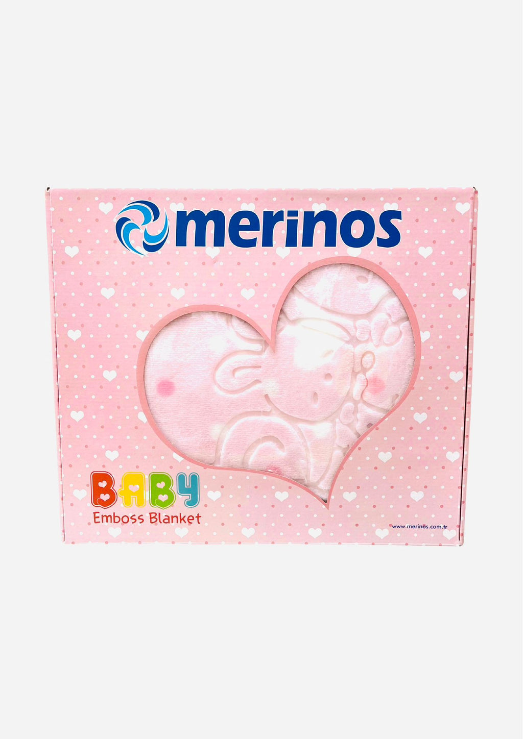 MERİNOS VİZON BEBEK BATTANİYESİ PEMBE