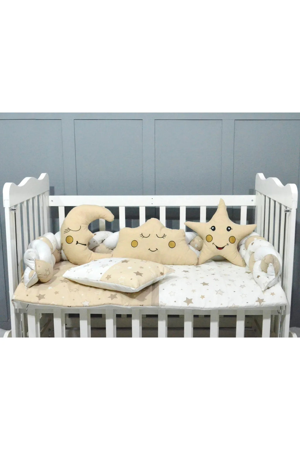 ÖYKÜ BEBE RGÜ BEBEK BEŞİK UYKU SETİ 60X120 7 PARÇA