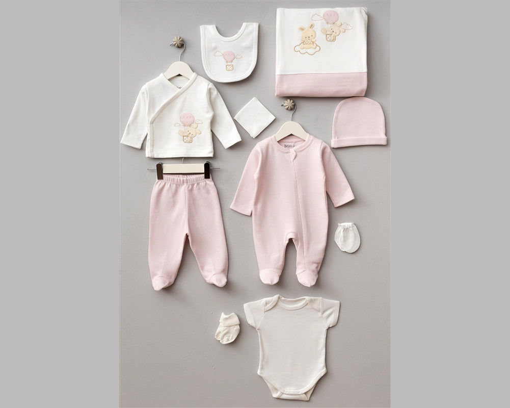 *Öykü Bebe – 10 Parça Premium Hastane Çıkış Seti