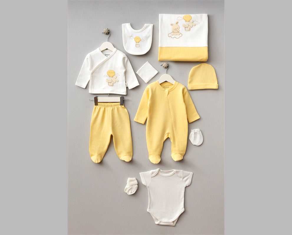 *Öykü Bebe – 10 Parça Premium Hastane Çıkış Seti
