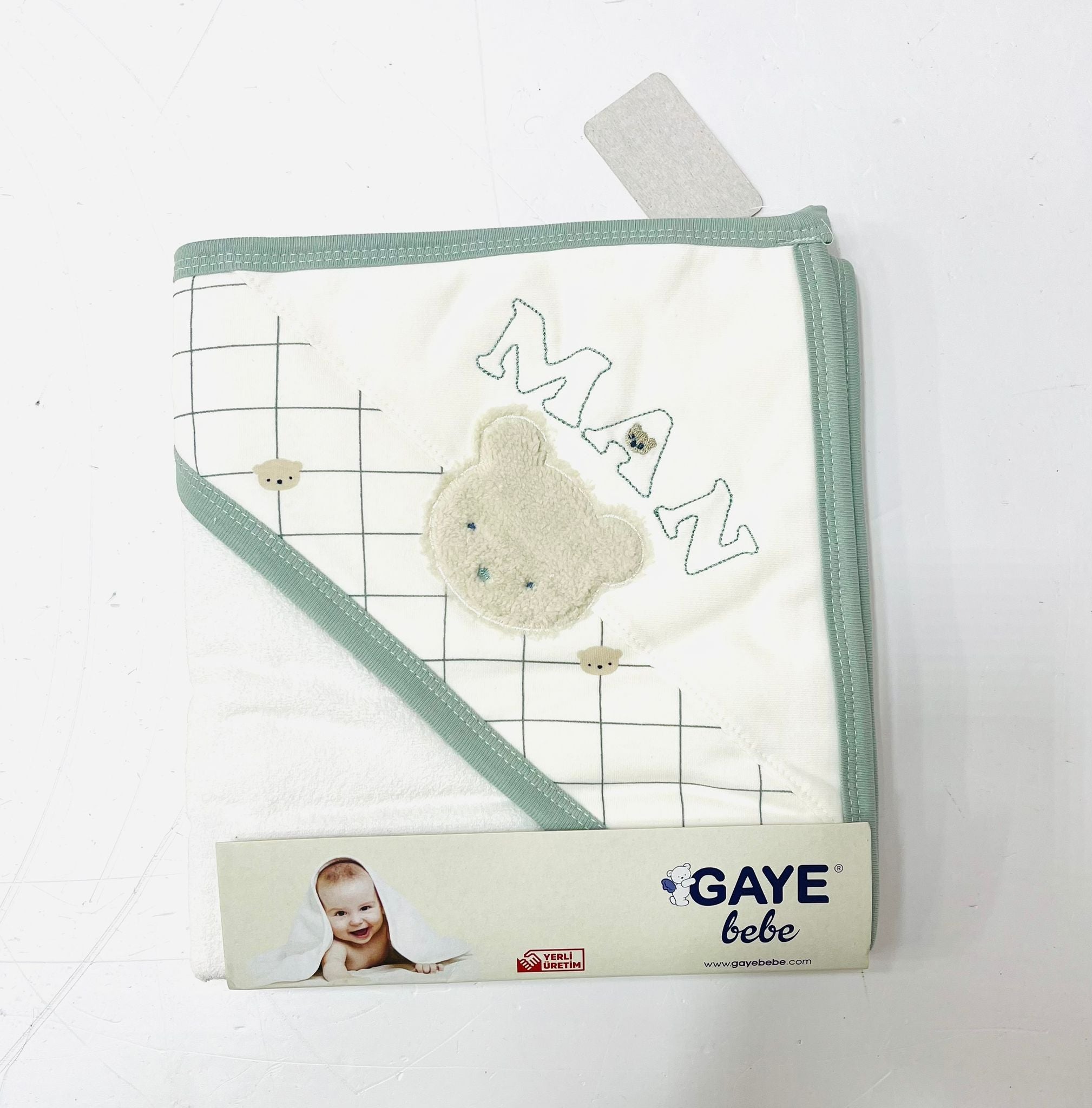 Gaye Bebe Erkek Bebek Kapüşonlu Havlu