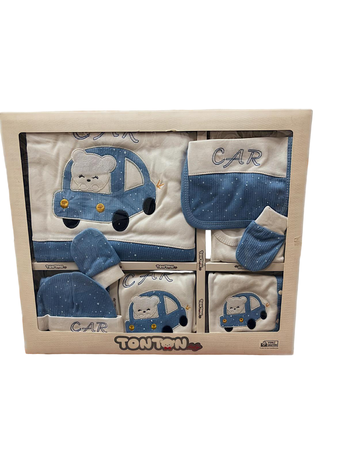 TONTON ERKEK HASTANE ÇIKIŞ SETİ 10 PARÇA ERKEK