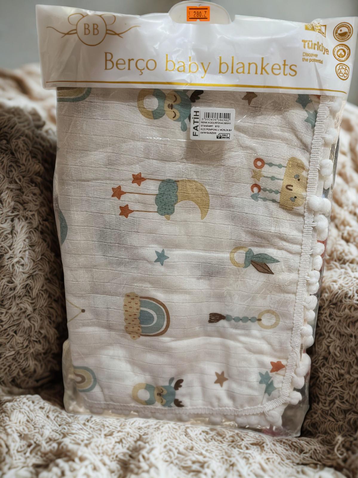 Bebek Müslin Battaniye Organik