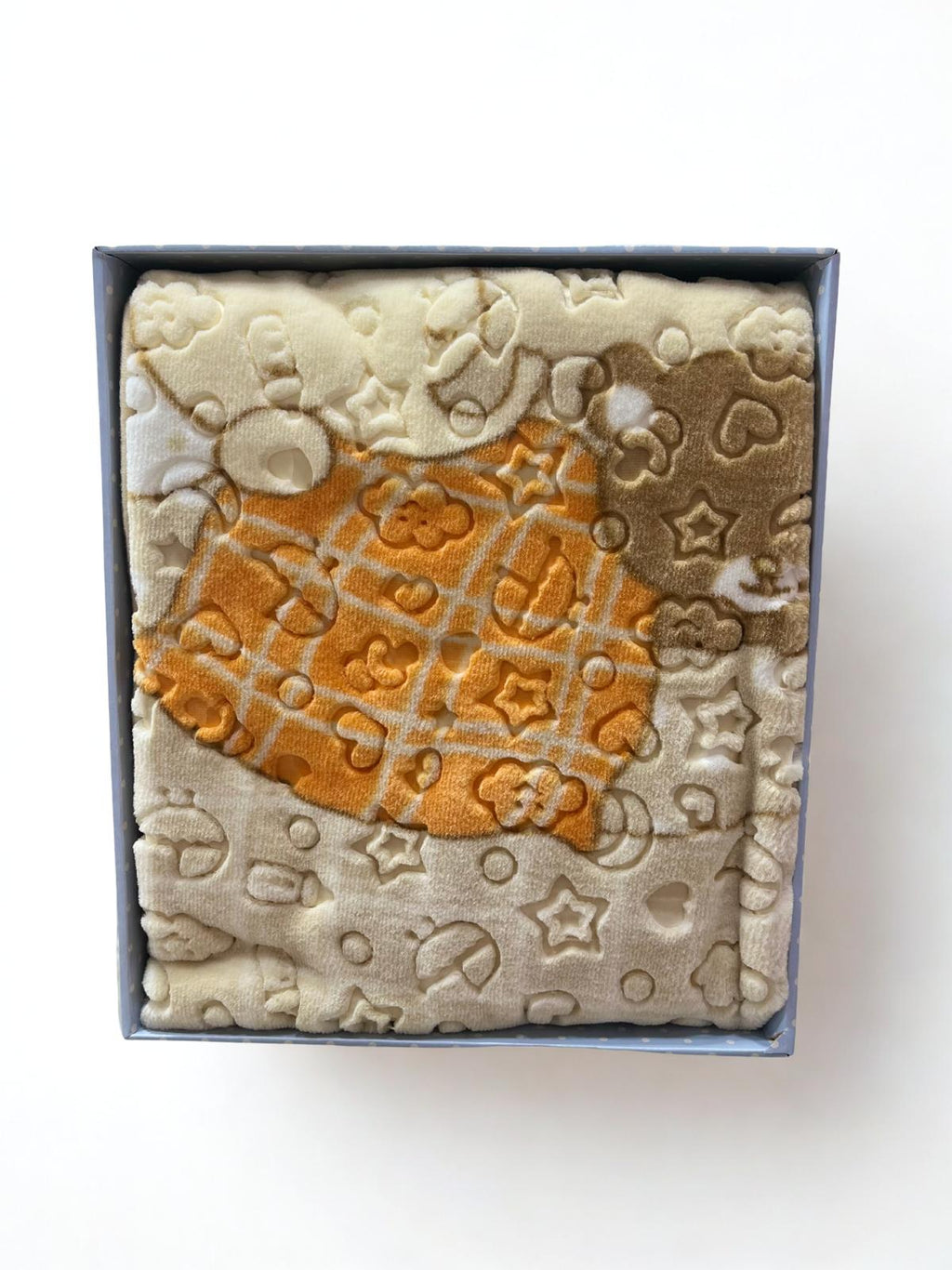 MERİNOS VİZON  TURNCU- KAHVE BEBEK BATTANİYE