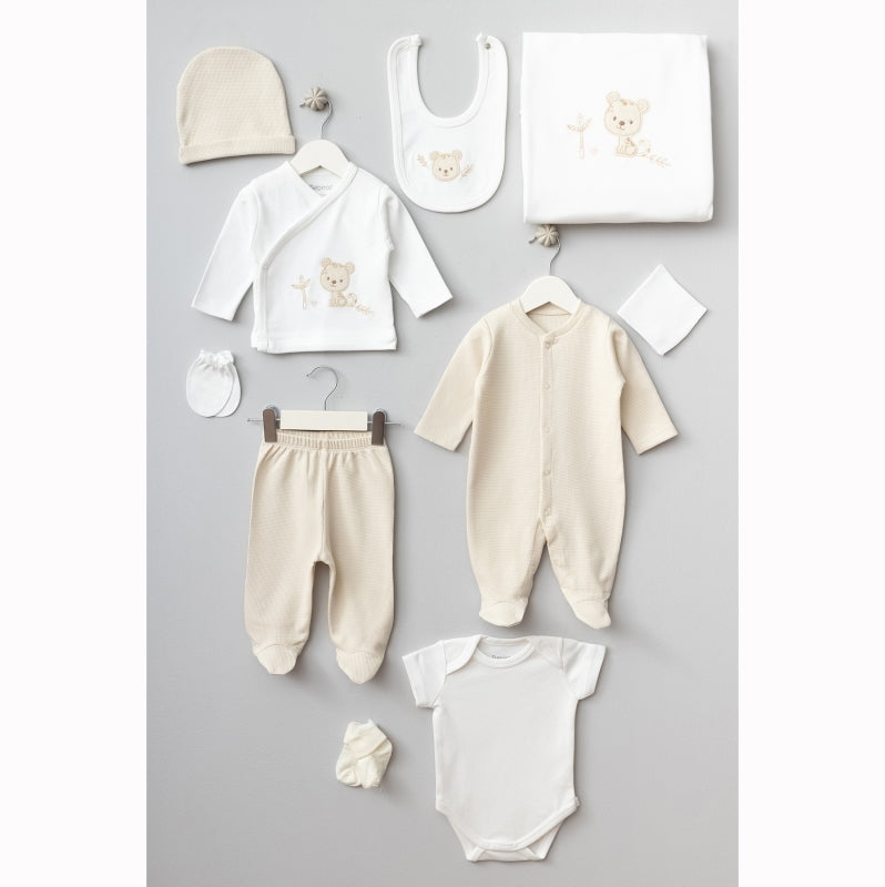 Öykü Bebe – 10 Parça Premium Hastane Çıkış Seti