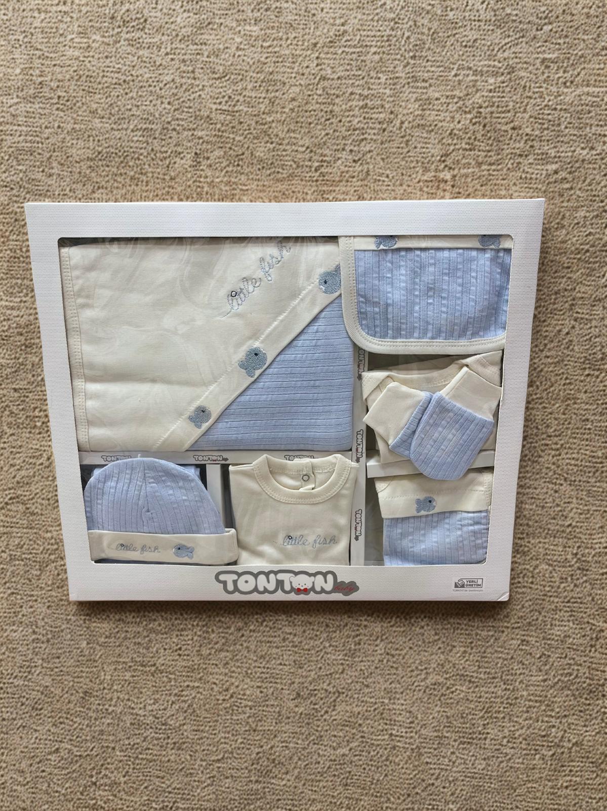 TONTON ERKEK BEBE HASTANE ÇIKIŞI %100 PAMUK