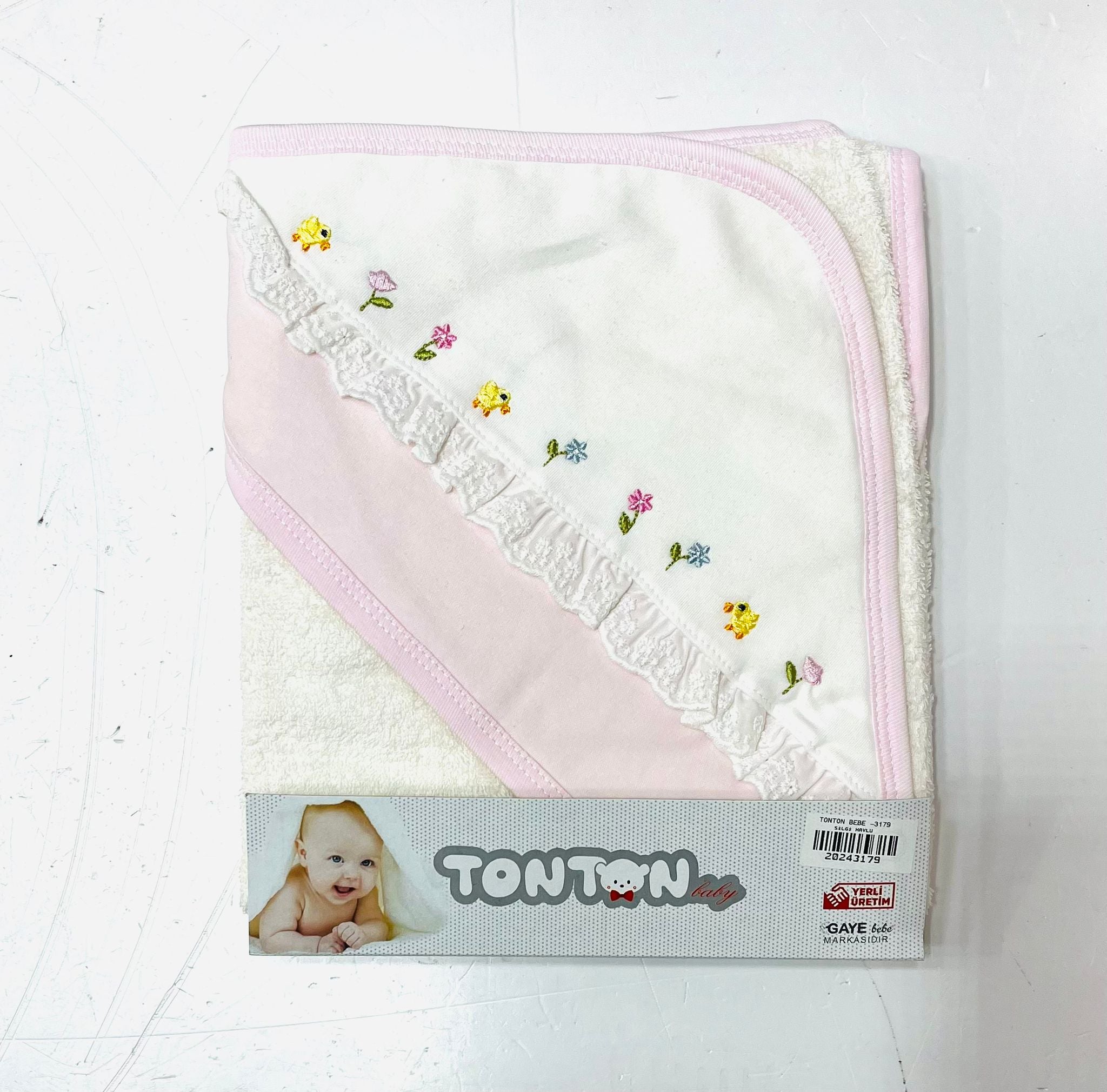 TONTON Kapüşonlu Bebek Havlusu