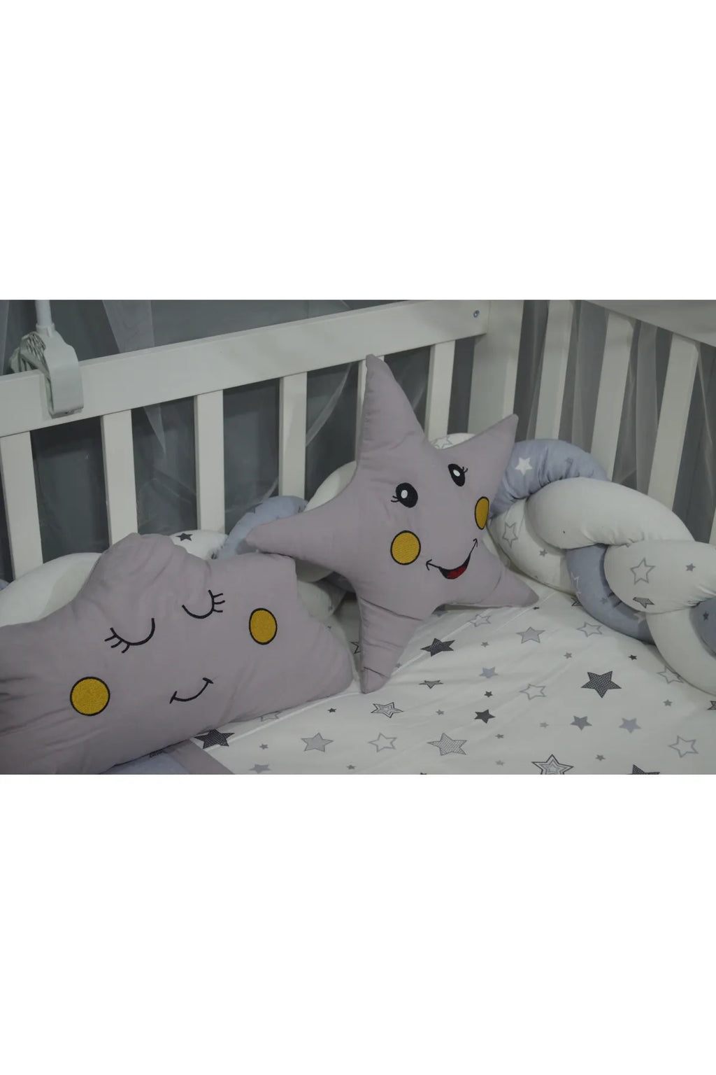 ÖYKÜ BEBE ÖRGÜ BEBEK UYKU SETİ 60X120 7 PARÇA