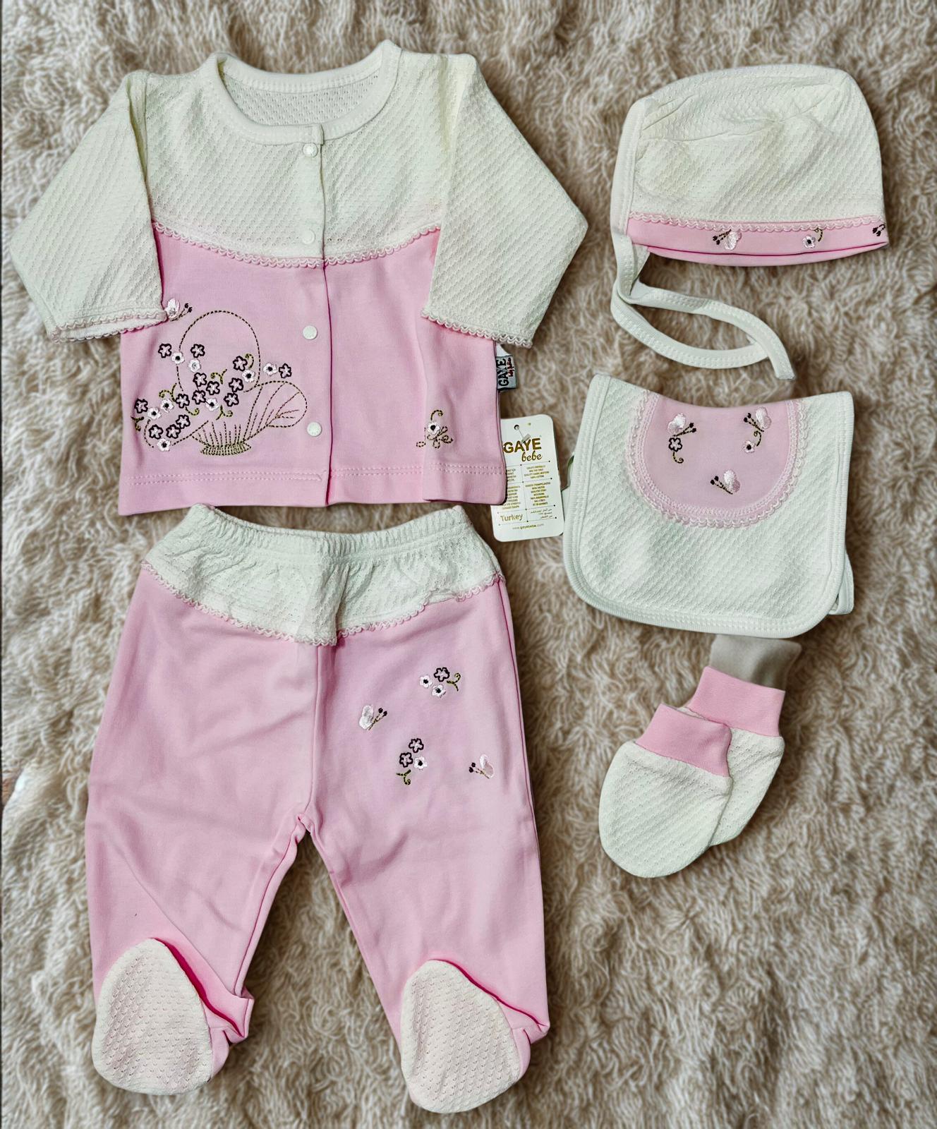 GAYE BEBE  5 Parça Hastane Çıkış Seti