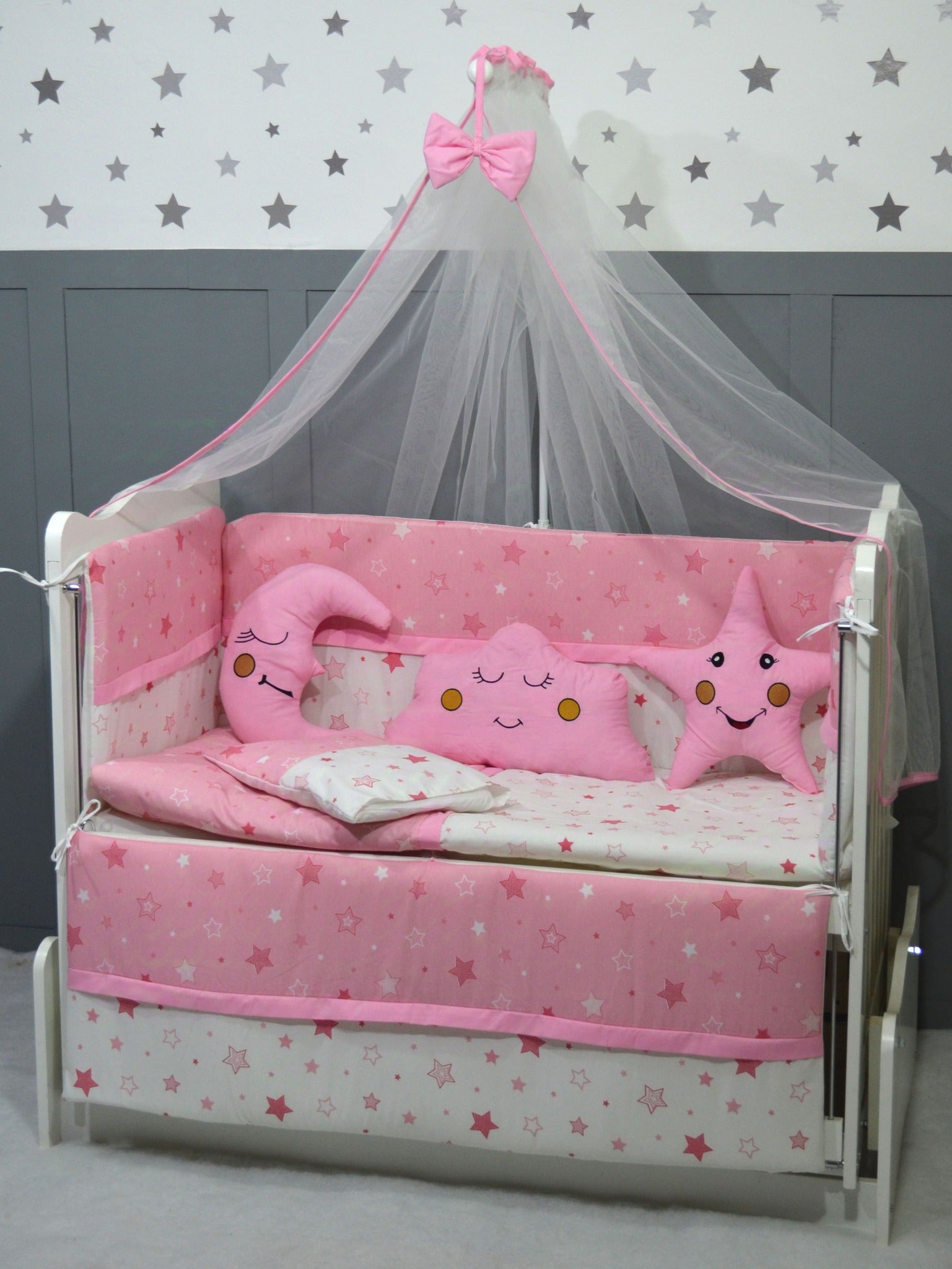 ÖYKÜ BEBE 60x120 10 Parça Bebek Uyku Seti