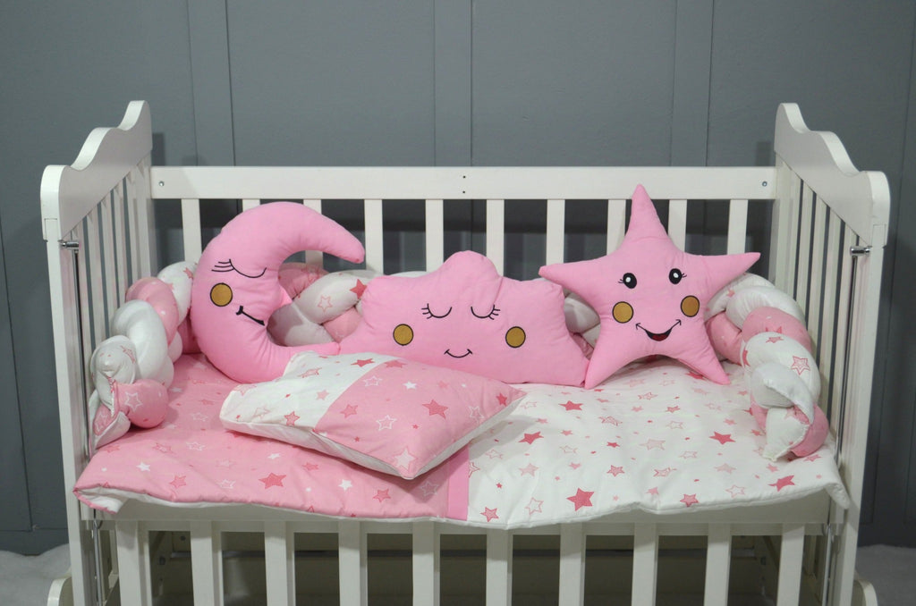 ÖYKÜ BEBE   ÖRGÜ BEBEK UYKU SETİ 60X120  7 parça