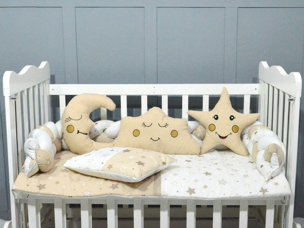 ÖYKÜ BEBE RGÜ BEBEK BEŞİK UYKU SETİ 60X120 7 PARÇA