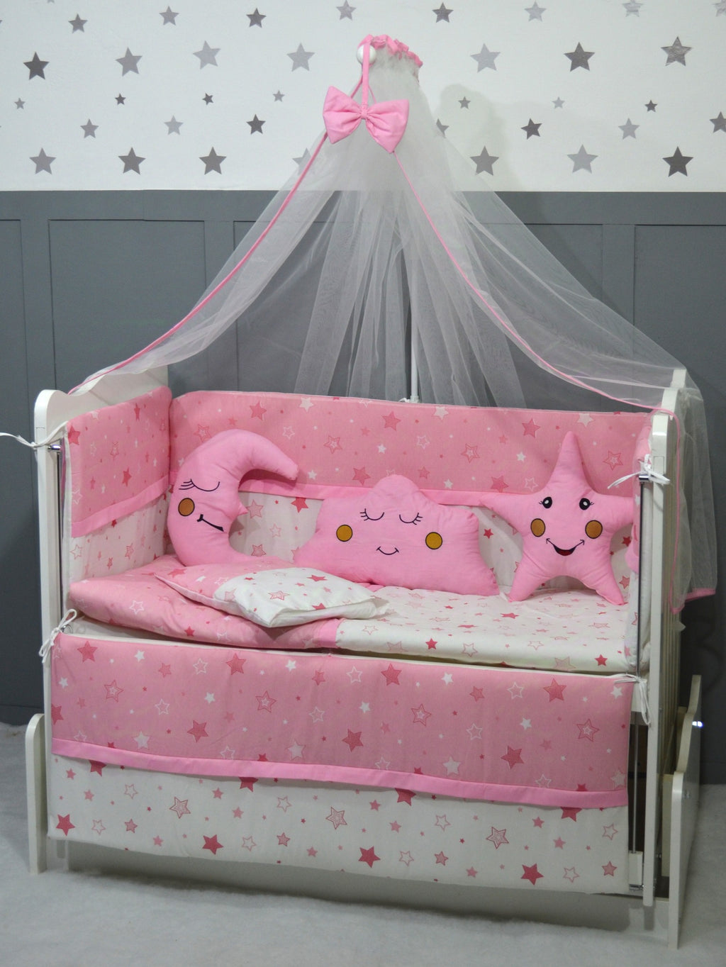 ÖYKÜ BEBE 60x120 10 Parça Bebek Uyku Seti