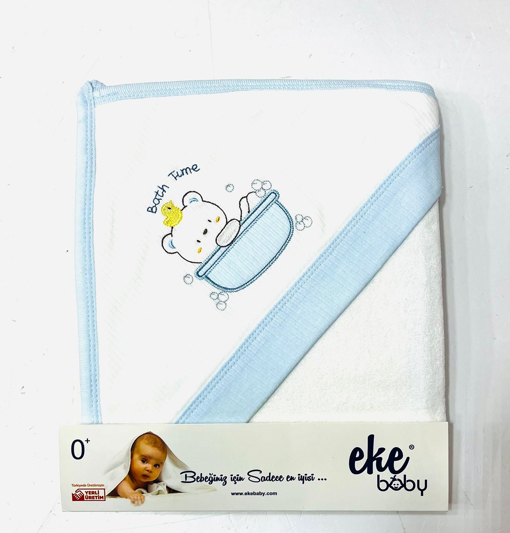 Eke Baby Kapüşonlu Bebek Havlusu