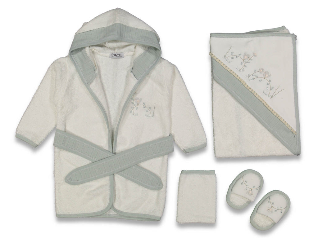 AY DALDA KUŞ BORNOZ SET