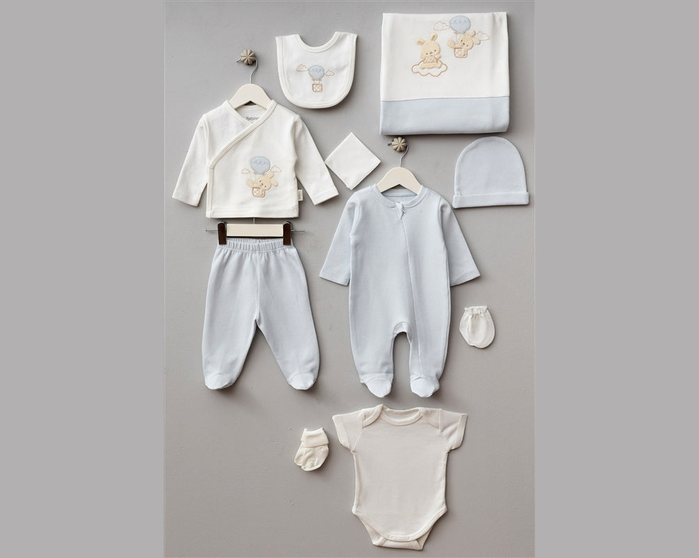 *Öykü Bebe – 10 Parça Premium Hastane Çıkış Seti