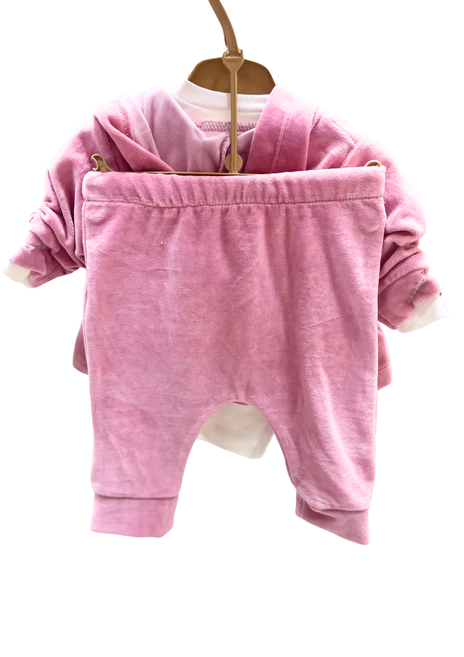 Mini Pakel  Desenli 3’lü Bebek Takımı