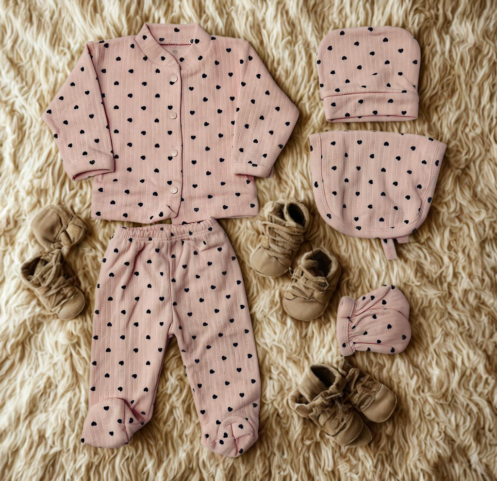 BOMBİNO KIZ  Yenidoğan Hastane Çıkış Seti