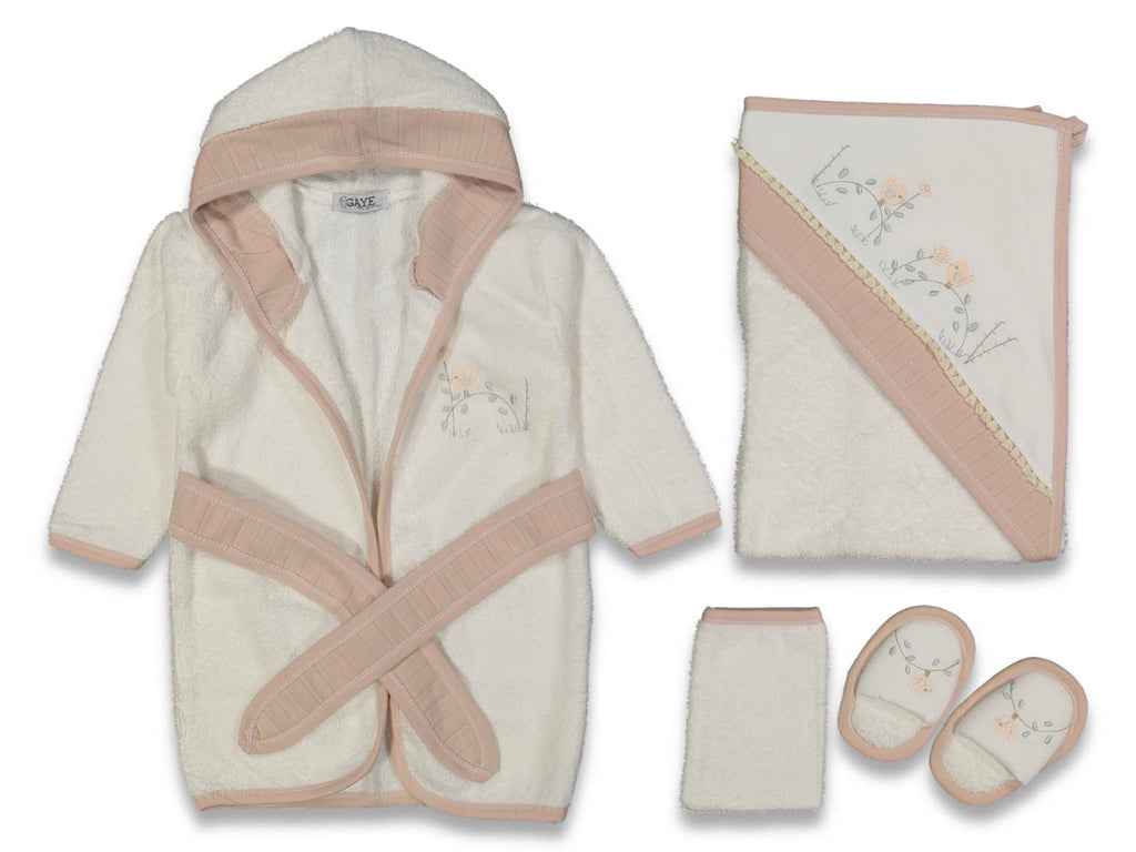 AY DALDA KUŞ BORNOZ SET