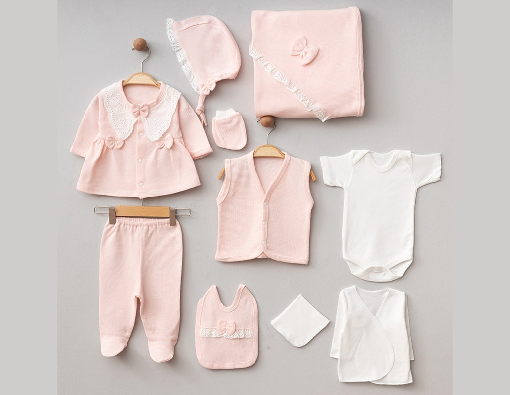 Öykü Bebe – 10 Parça Premium Hastane Çıkış Seti