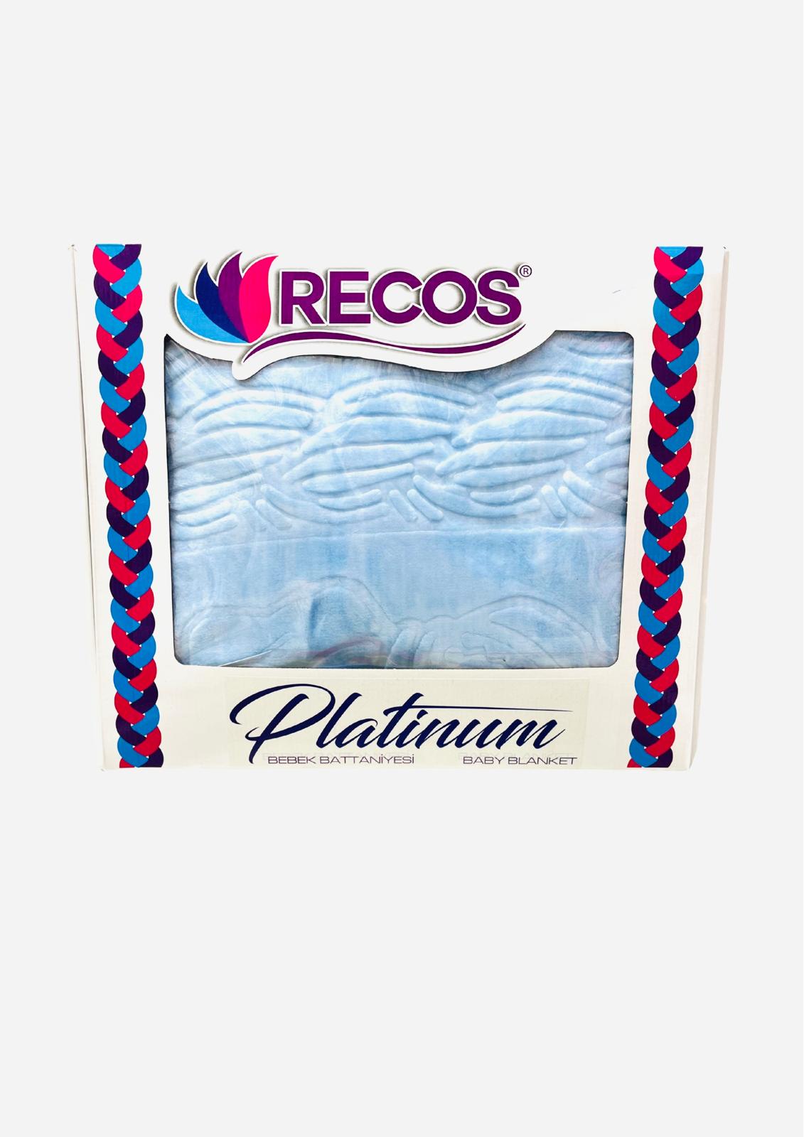 RECOS  MAVİ VİZON BEBEK BATTANİYESİ