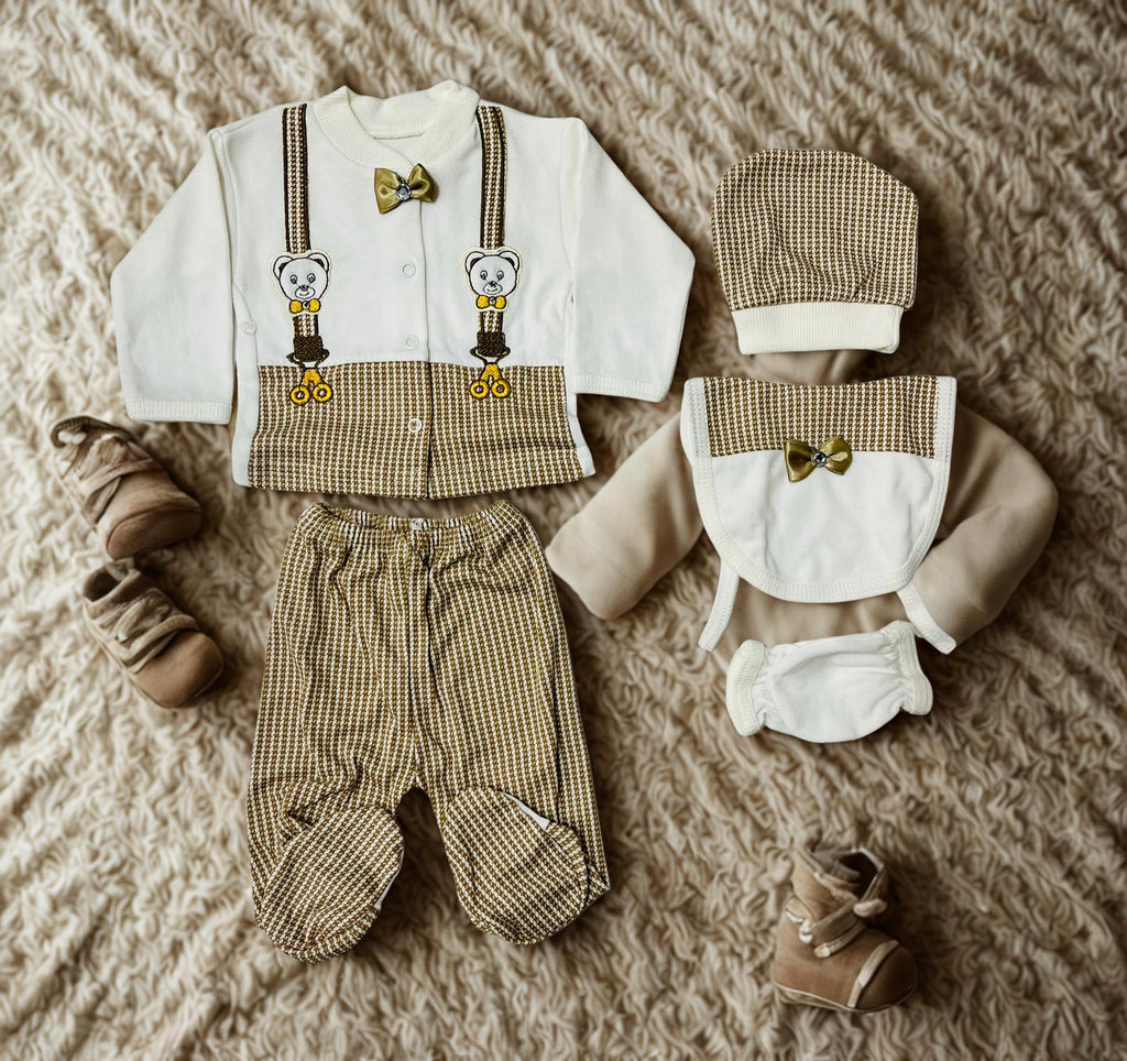 BOMBİNO ERKEK 5 Parça Hastane Çıkış Seti