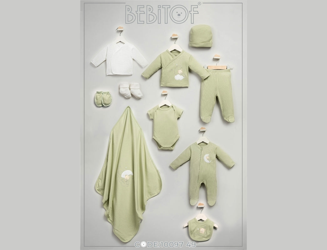Öykü Bebe – 10 Parça Premium Hastane Çıkış Seti