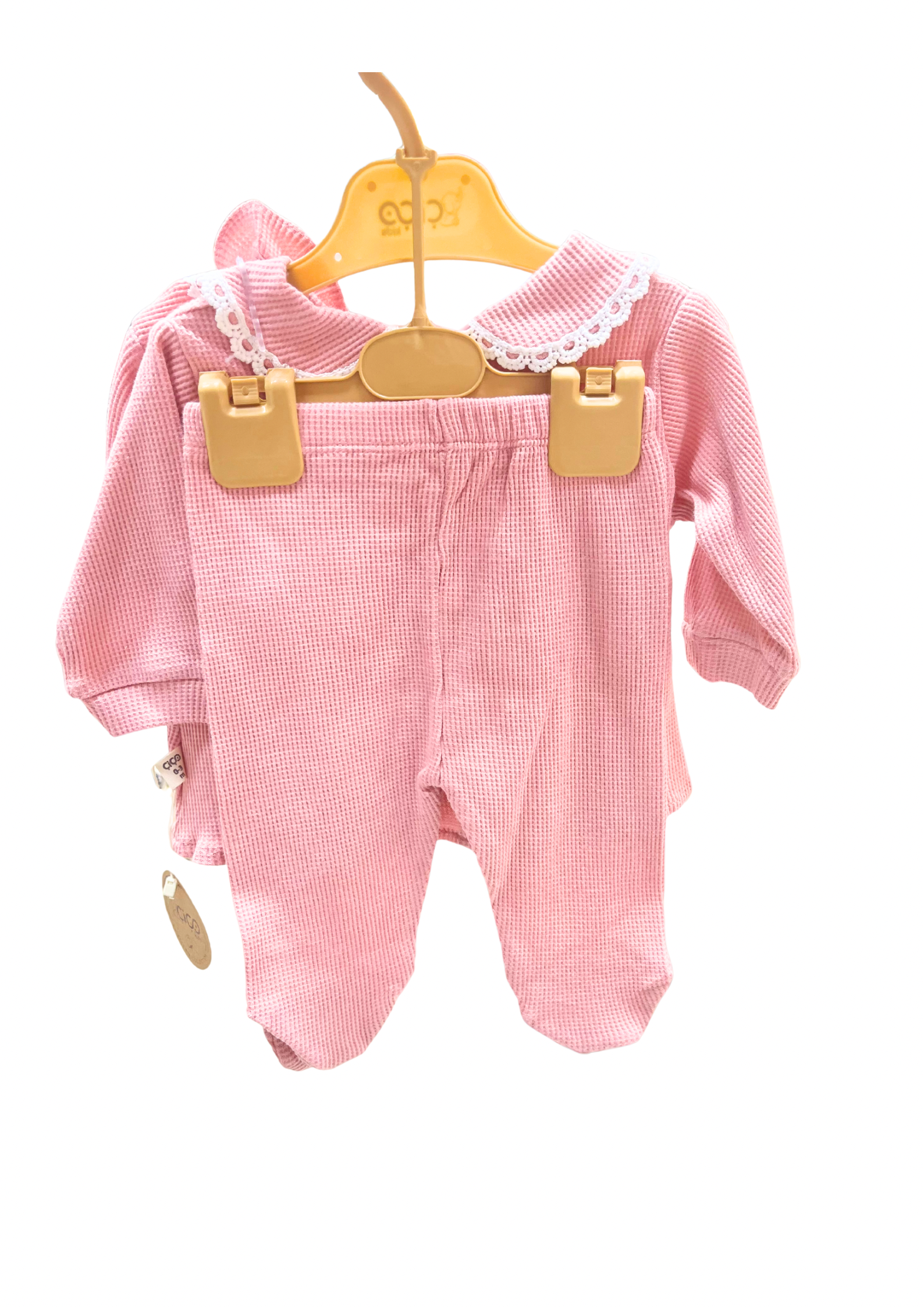 ÇİÇO  KIZ BEBEK DANTELİ 3 LÜ TAKIM