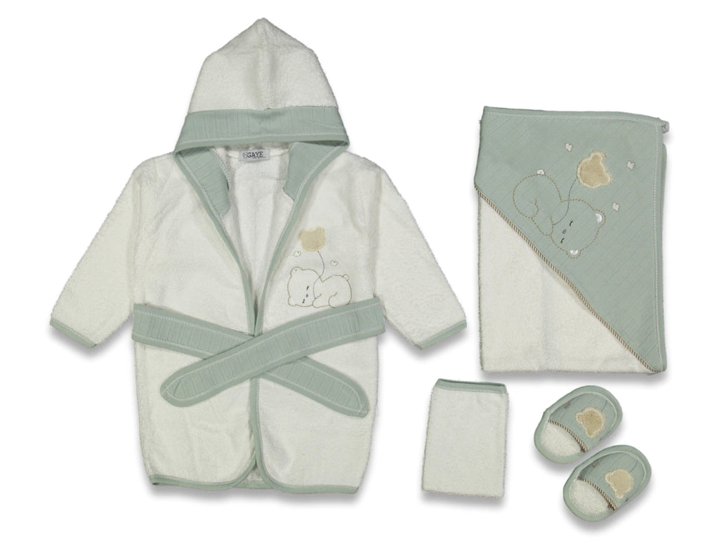 UNİSEX BALON AYI BORNOZ SET