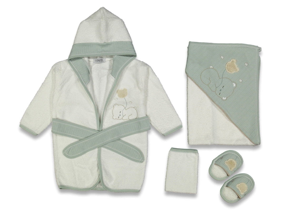 UNİSEX BALON AYI BORNOZ SET