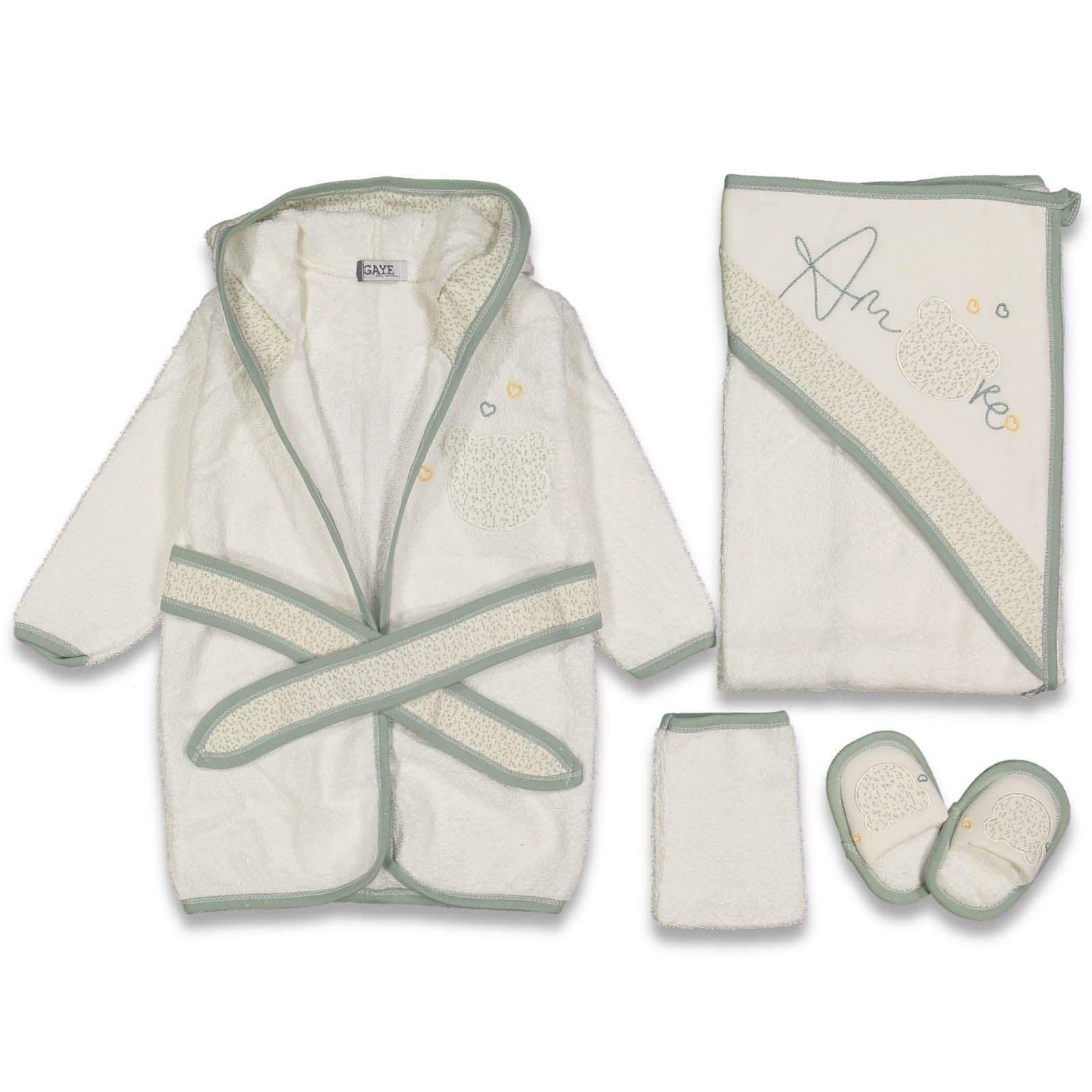 ERKEK 1/12 AY AMORE KALPLİ BORNOZ SET