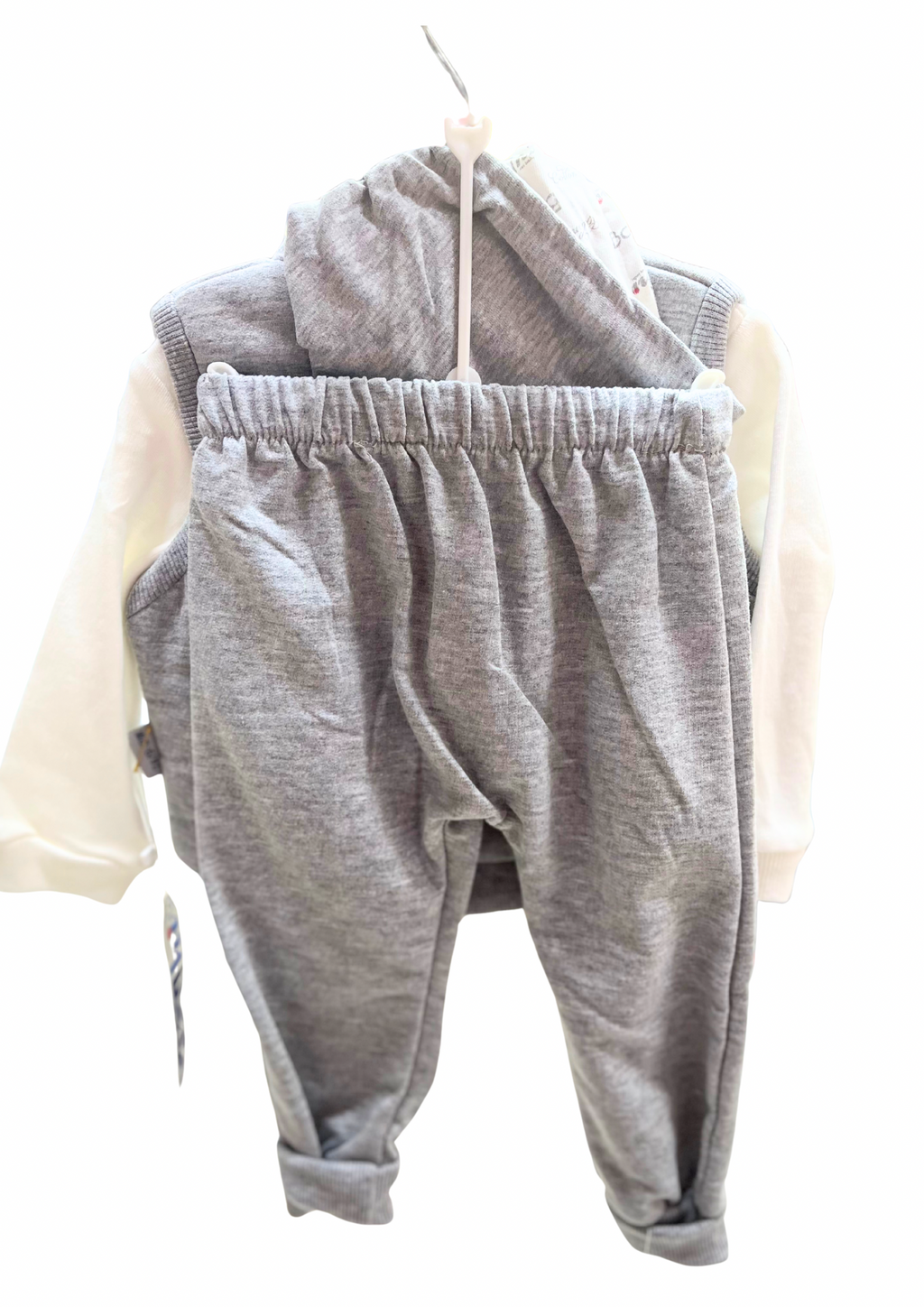 BABYHİ  Gri ERKEK BEBE TAKIM