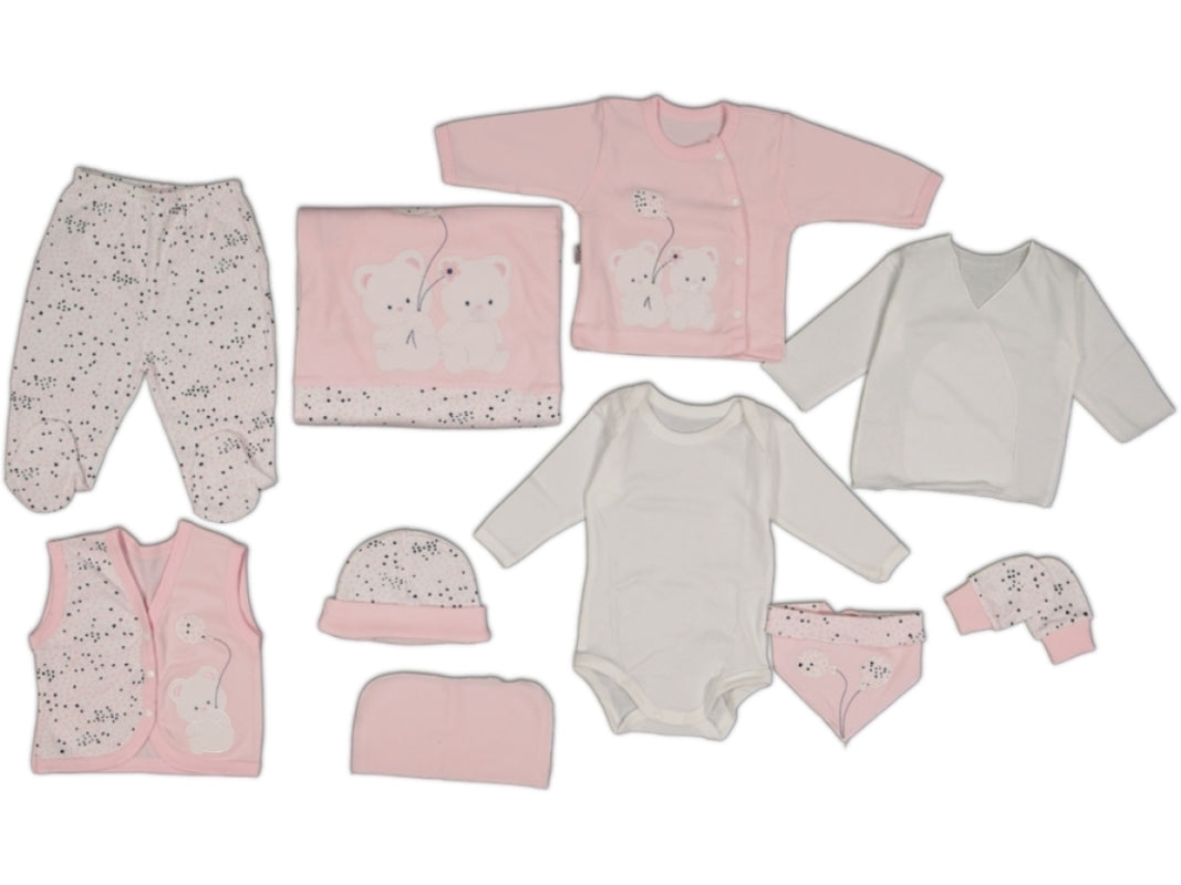Öykü Bebe – 10 Parça Premium Hastane Çıkış Seti