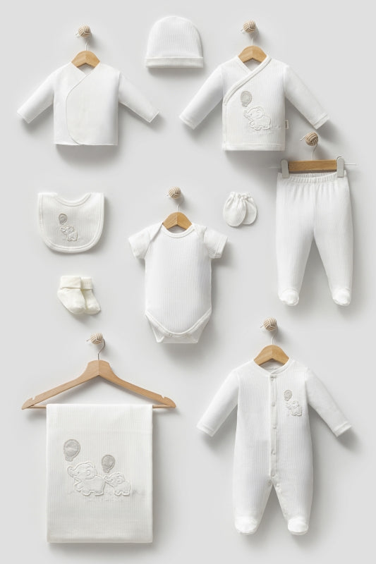 Öykü Bebe – 10 Parça Premium Hastane Çıkış Seti