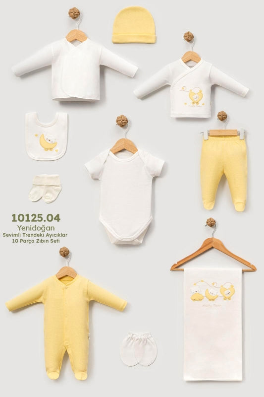Öykü Bebe – 10 Parça Premium Hastane Çıkış Seti