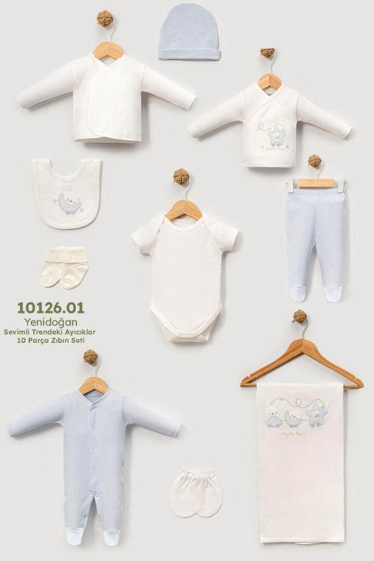 Öykü Bebe – 10 Parça Premium Hastane Çıkış Seti