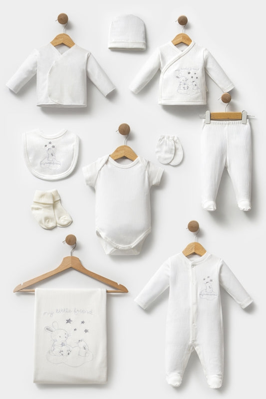 Öykü Bebe – 10 Parça Premium Hastane Çıkış Seti