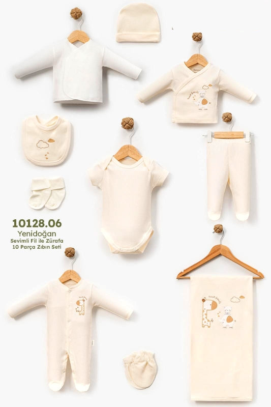 Öykü Bebe – 10 Parça Premium Hastane Çıkış Seti