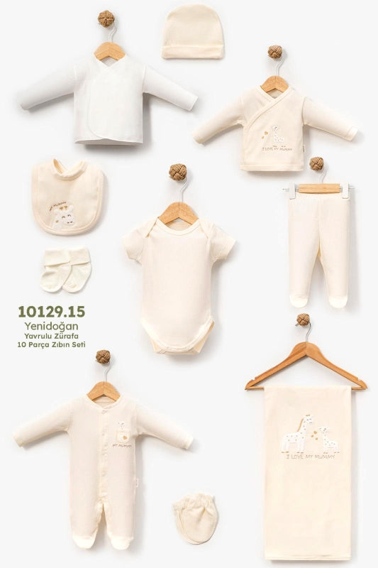 Öykü Bebe – 10 Parça Premium Hastane Çıkış Seti*