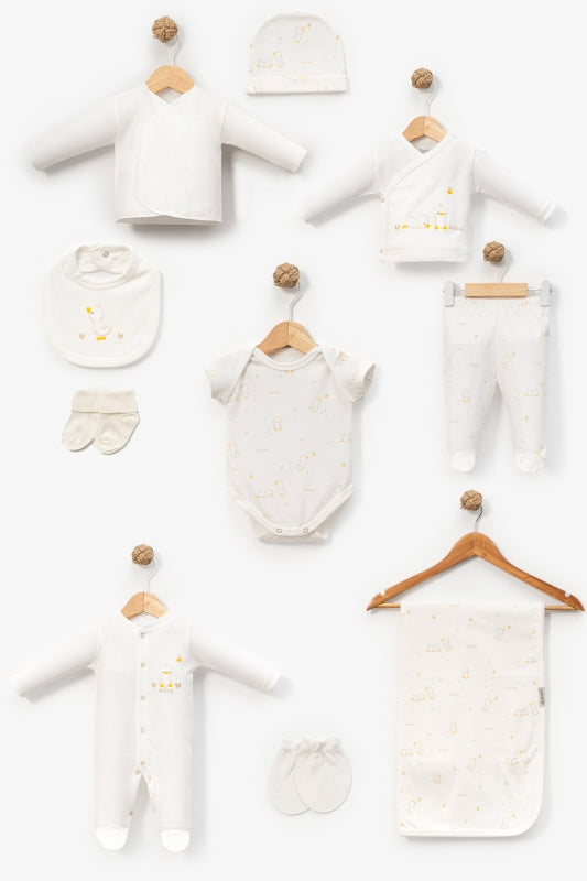 Öykü Bebe – 10 Parça Premium Hastane Çıkış Seti