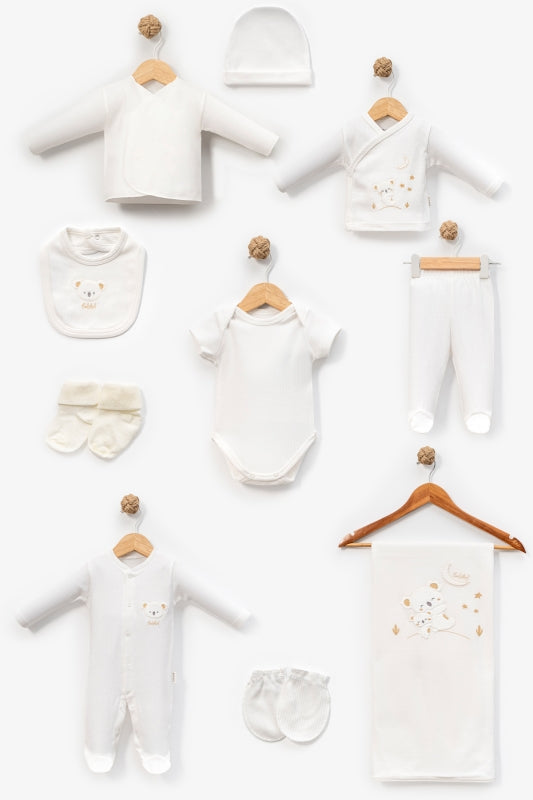 Öykü Bebe – 10 Parça Premium YAVRU KOALA Hastane Çıkış Seti