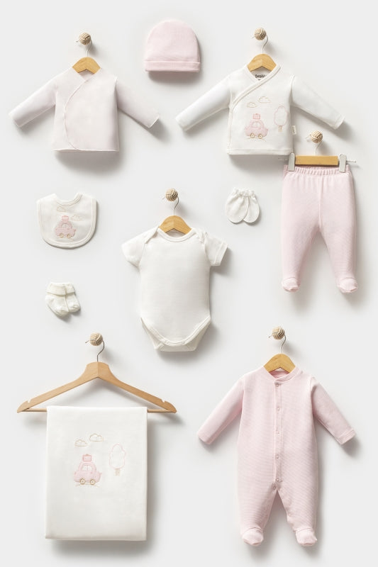 Öykü Bebe – 10 Parça Premium Hastane Çıkış Seti