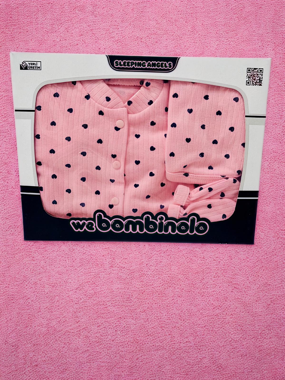 BOMBİNO KIZ  Yenidoğan Hastane Çıkış Seti