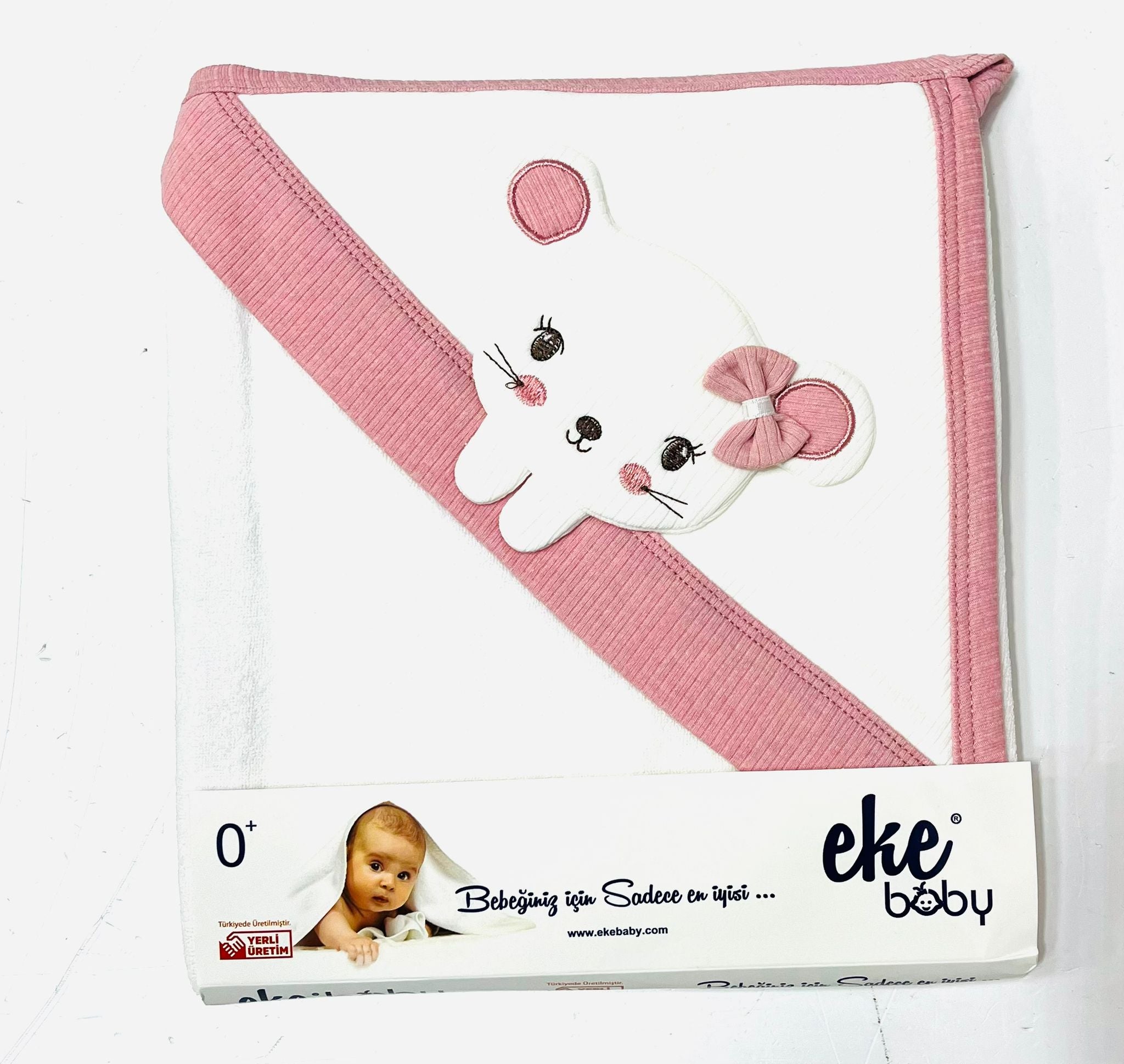 Eke Baby Kapüşonlu Bebek Havlusu
