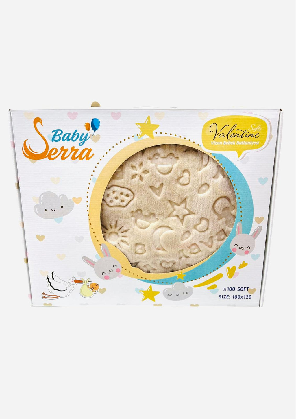 SERRA BABY KAHVERENGİ VİZON BEBEK BATTANİYE